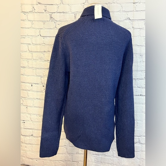 Banana Republic Deep Blue Cowl Neck Sweater - Picture 2 of 6